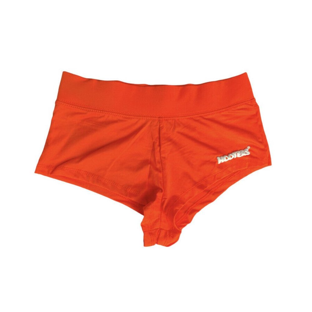 NEW Hooters Orange Booty Shorts Style Size Extra Small